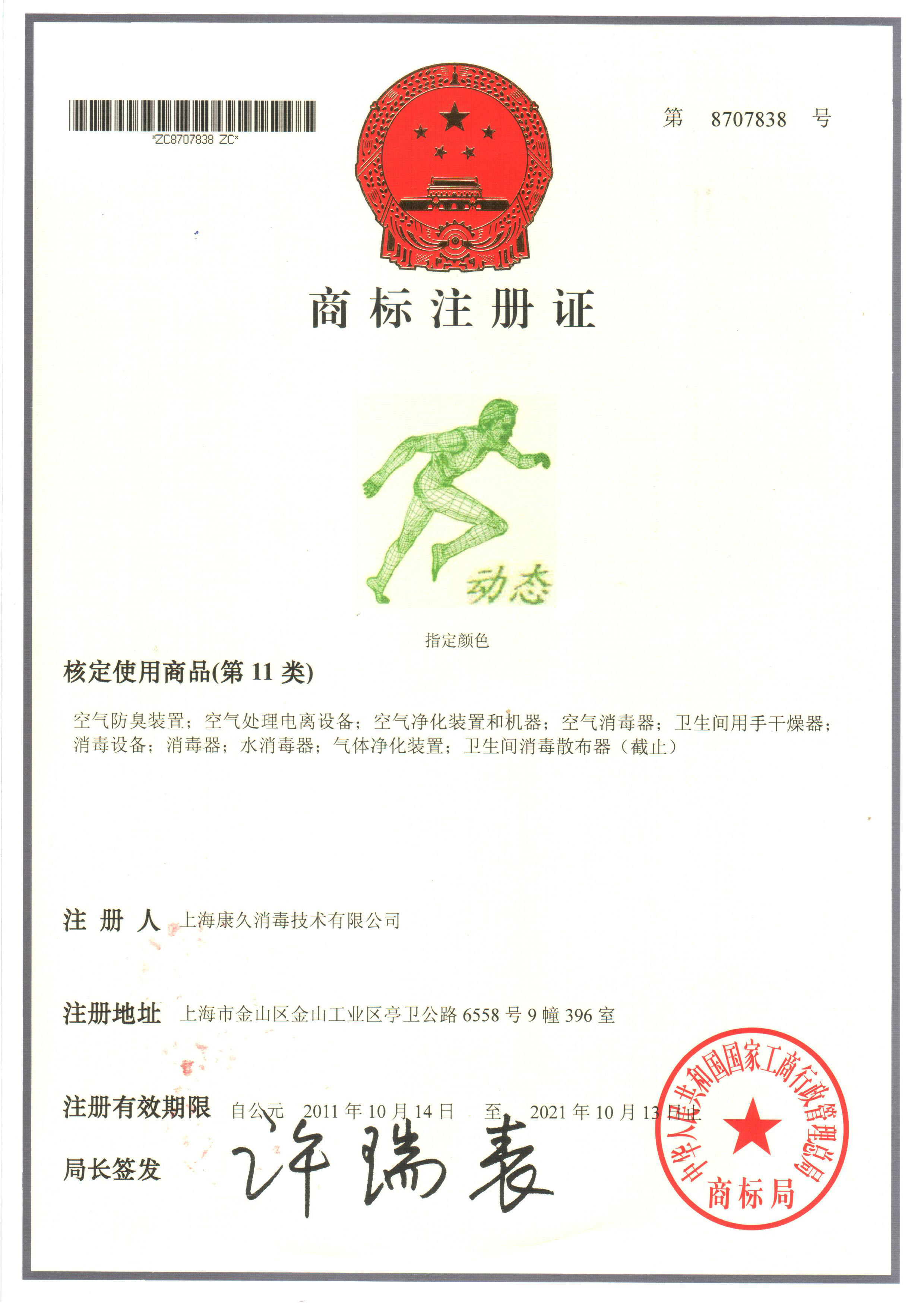 “潮州商标注册证动态